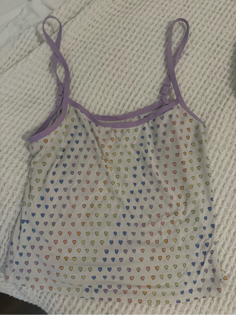 Roller Rabbit Intimates Rainbow Heart Tank